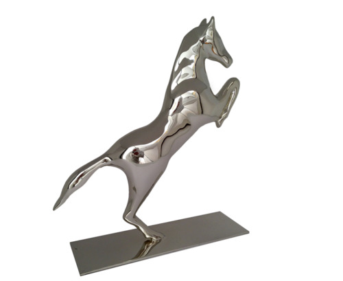 Jumpy : Cheval qui saute (bronze - glossy)