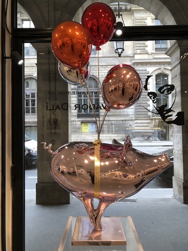 Sir John Balloon : Gros Cochon aux ballons (Bronze-Glossy)