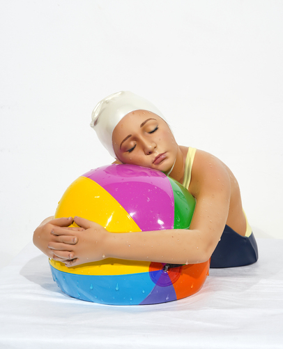 Miniature Brooke with Beachball II, 2020
