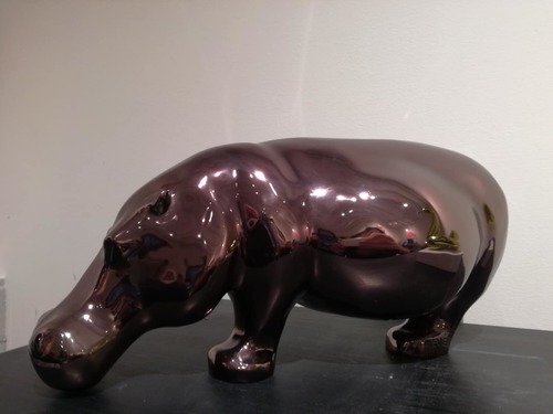 Oscar : Hippopotame (bronze - glossy)