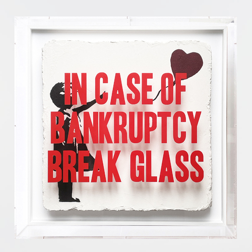 In case of Bankruptcy - "BALLOON GIRL BORDEAUX"