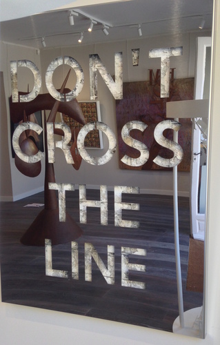Don't cross the line