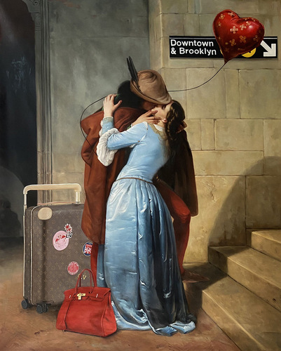 The Urban Kiss Vuitton New York Subway
