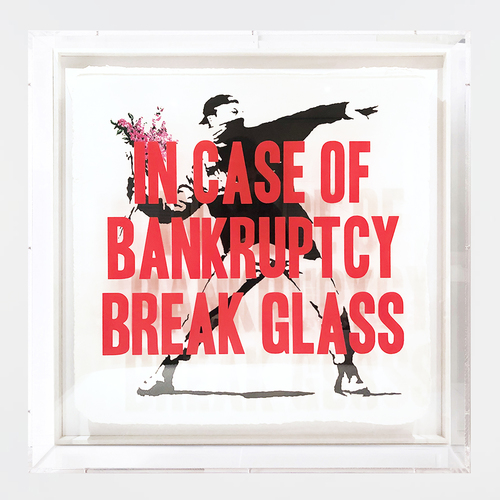 In Case of Bankruptcy - Flowers Thrower Pink (80 cm)
