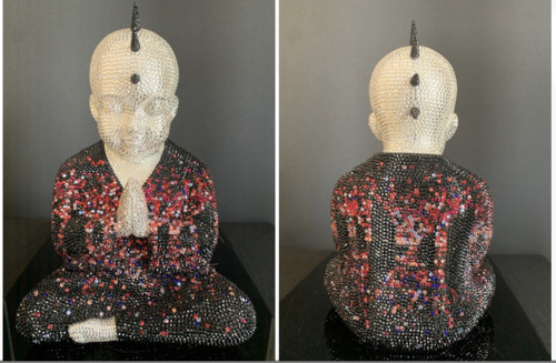Punkbuddha large "TO THE MOON AND BACK" feat. Kusama, 2019