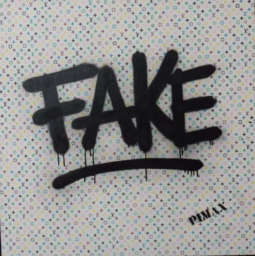 Fake (Monogramme blanc), 2014