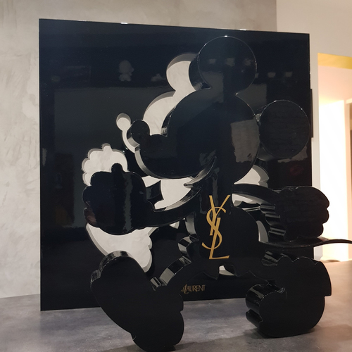 Sculpture Mickey Addict Gold YSL