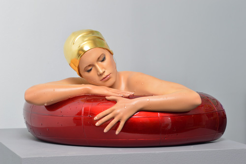 Miniature Serena with 24K Gold Leaf Cap and red tube