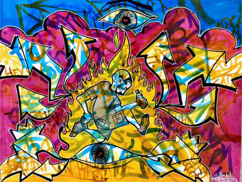 King of style street mandala, 2019 (Collab. avec KAY ONE)