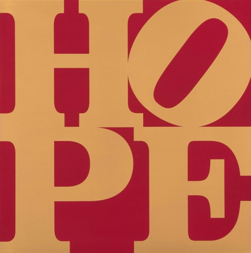 Metal HOPE (Gold / Red), 2012