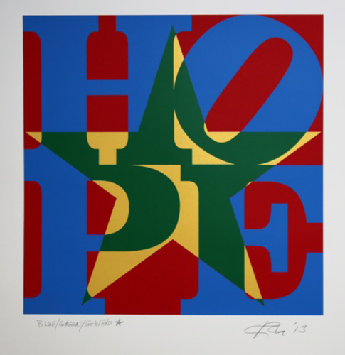 Star of HOPE (Blue/Green/Gold/Red), 2013