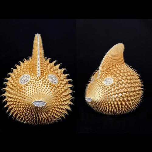 Poisson Lune Gold (50 cm)