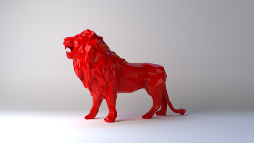 Lion - Rouge  