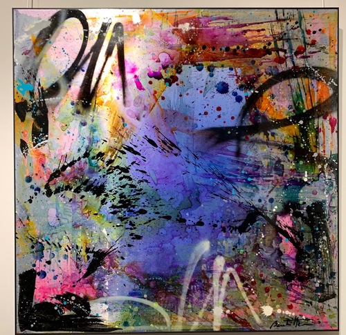 Abstract Violet