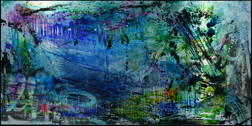 Abstrait Bleu